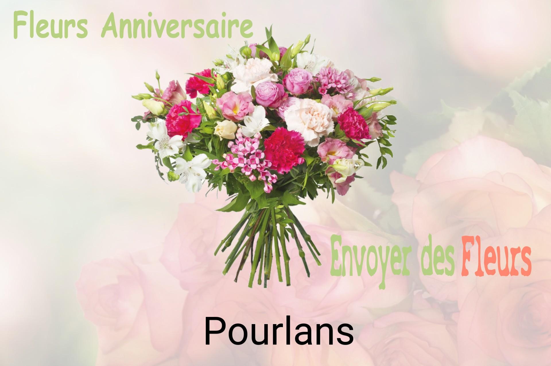 Bouquet de fleurs d’anniversaire livré à Pourlans